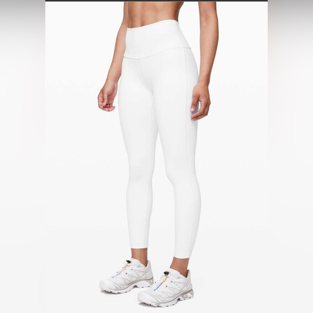 New Lululemon Wunder Under White Leggings 2